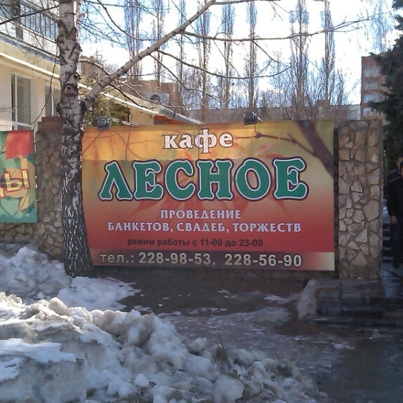 Сызрань кафе в лесу монгора