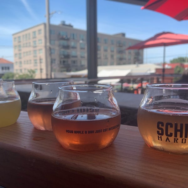 Photo taken at Schilling Cider House Portland by Sara R. on 8/23/2019