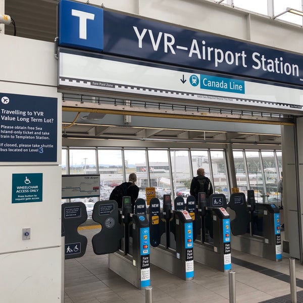 YVRAirport SkyTrain Station Sea Island Richmond, BC