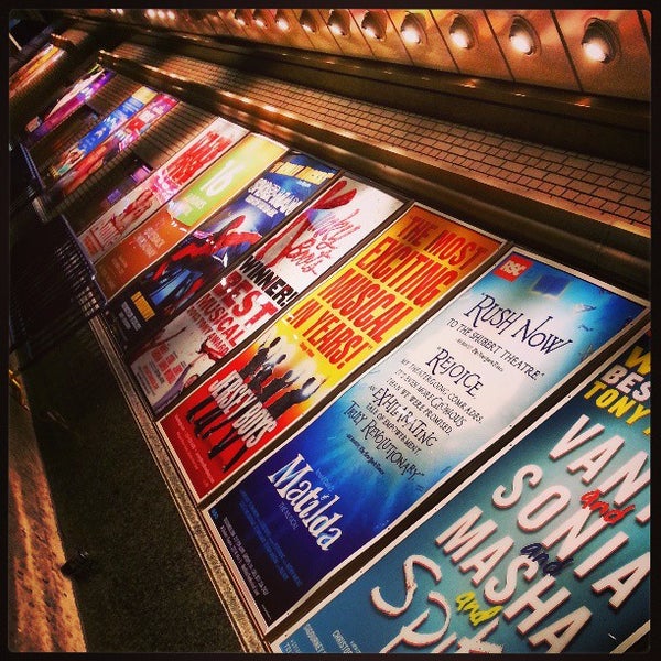 Photo taken at Shubert Alley by Peeshepig on 7/22/2013