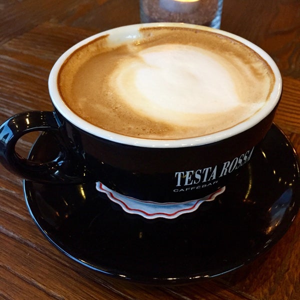 Photo taken at Testa Rossa Caffé by KRY   on 11/21/2016