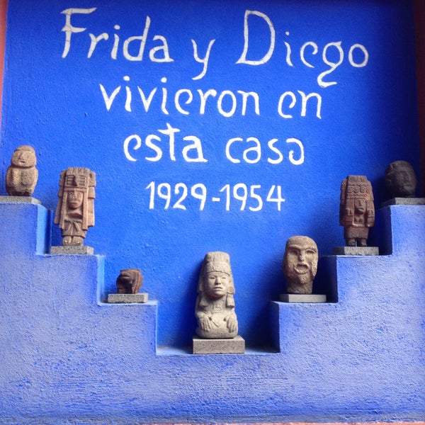 Photo taken at Museo Frida Kahlo by Captain S. on 7/18/2015