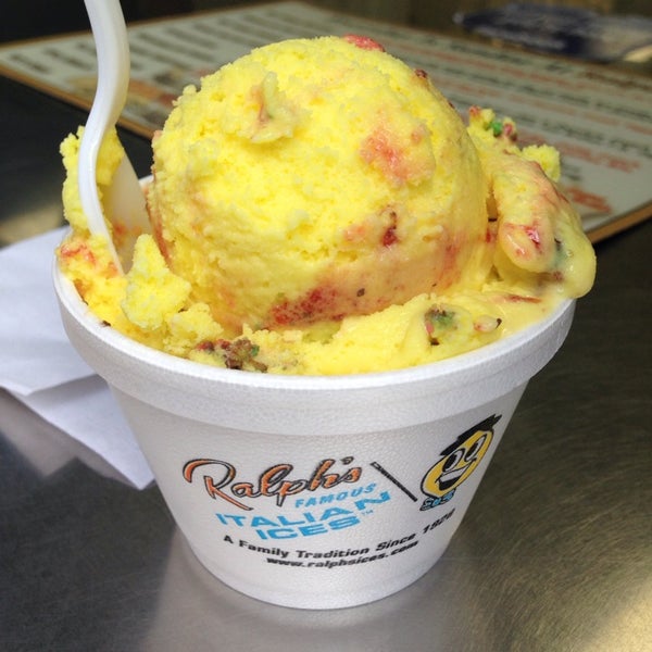 Photo taken at Ralph&#39;s Famous Italian Ices by Angie on 6/8/2014