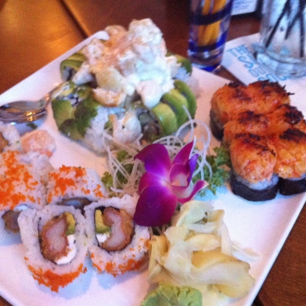Photo taken at Blu Sushi by Amy B. on 5/29/2014