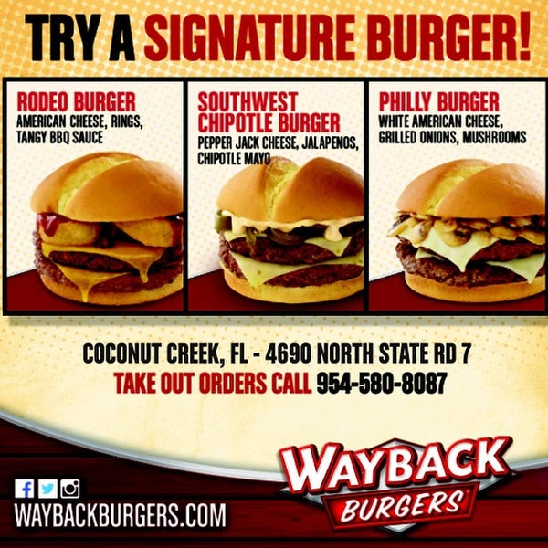 Foto tirada no(a) Wayback Burgers por A W. em 9/12/2014