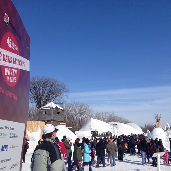 2/17/2014にSeulkiがFestival du Voyageur Inc.で撮った写真