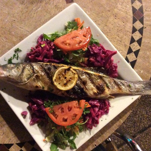 Istanbul Sofra is excellent with high-quality food and wonderful presentation. This time I tried grilled fish, and it is unforgettable! ;)
