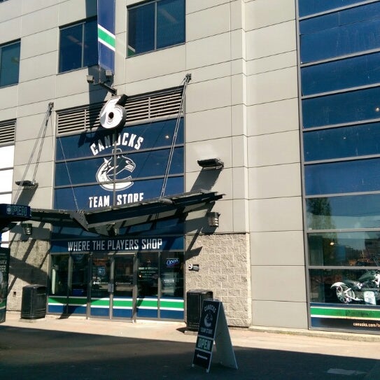 Photo taken at Canucks Team Store by Arnold C. on 7/31/2014