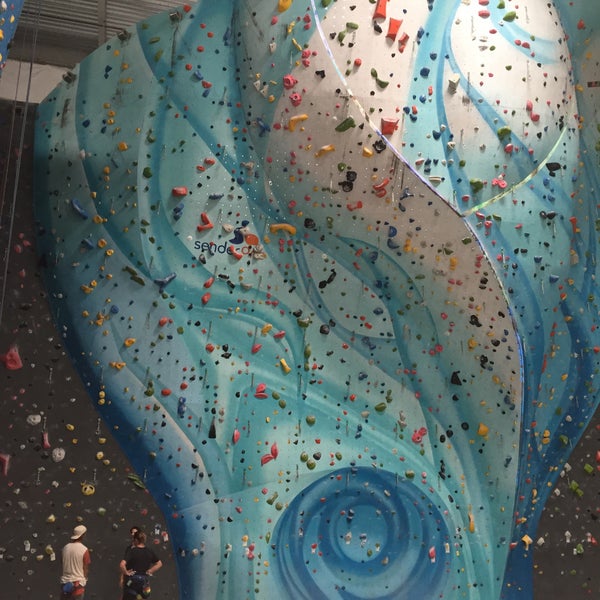 Photo taken at Sender One Climbing, Yoga and Fitness by Maxim K. on 8/7/2015