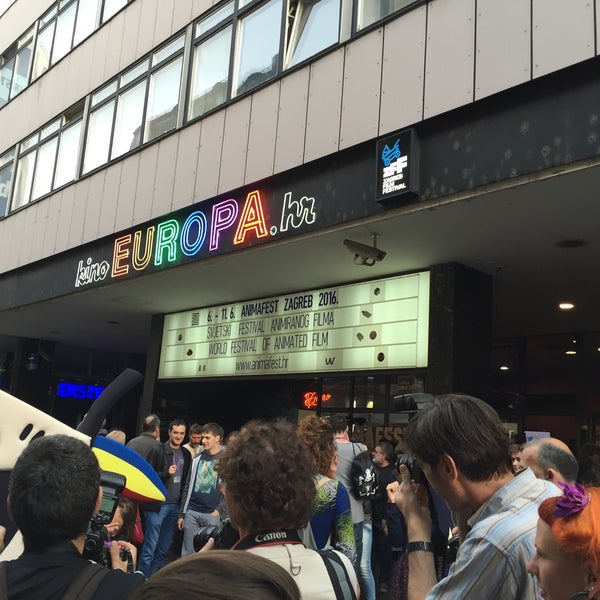 Photo taken at Kino Europa by Burcu on 6/6/2016
