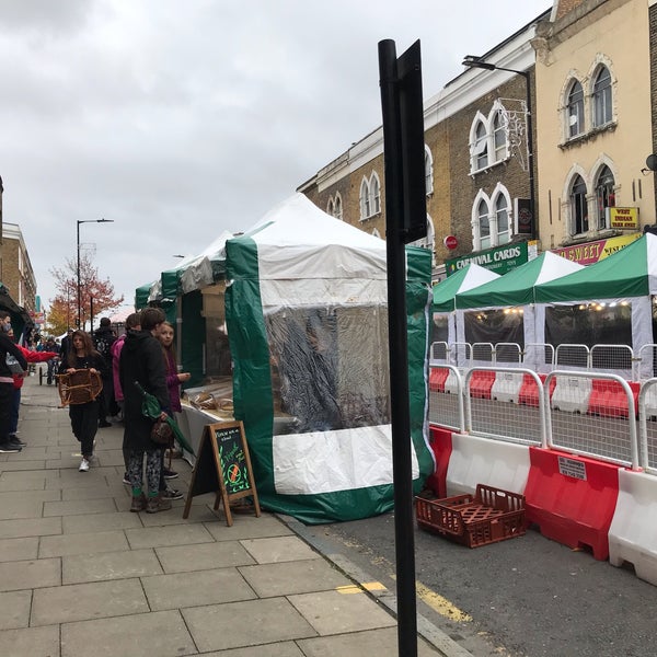Photo taken at Chatsworth Road Market by Rose C. on 11/5/2020