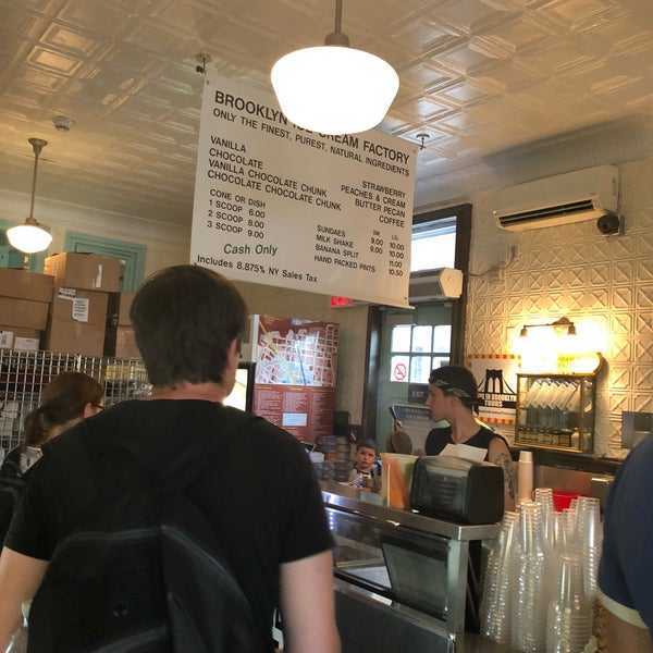 Photo taken at Brooklyn Ice Cream Factory by Allen C. on 6/29/2018