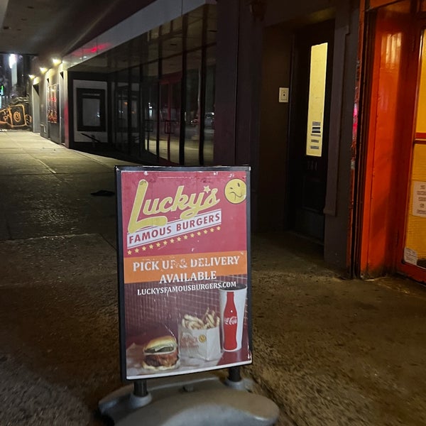 Photo taken at Lucky&#39;s Famous Burgers by David on 6/22/2023