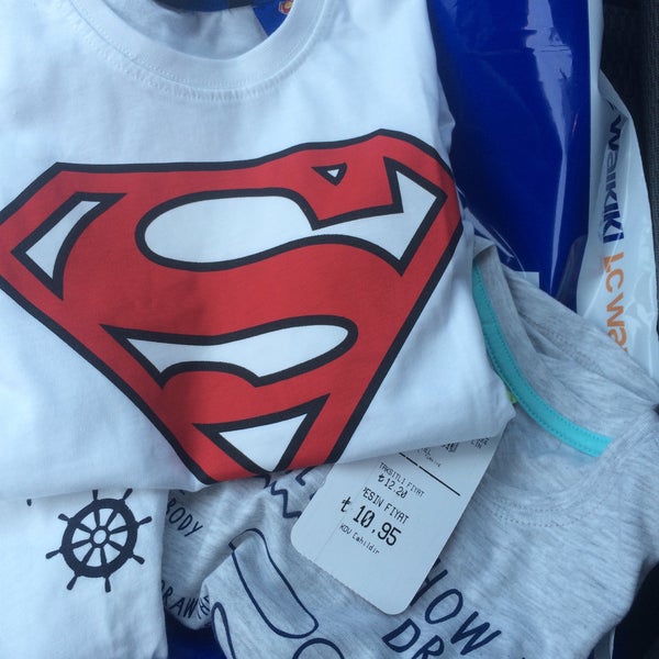 Lcw superman cheap t shirt