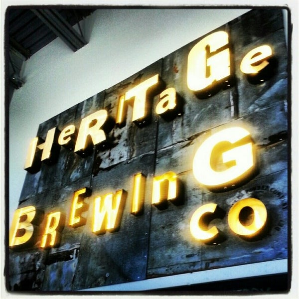 Photo taken at Heritage Brewing Co. by Brian B. on 1/4/2014