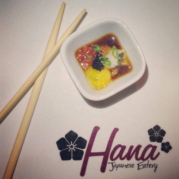 Photo taken at Hana Japanese Eatery by Christopher G. on 4/20/2013
