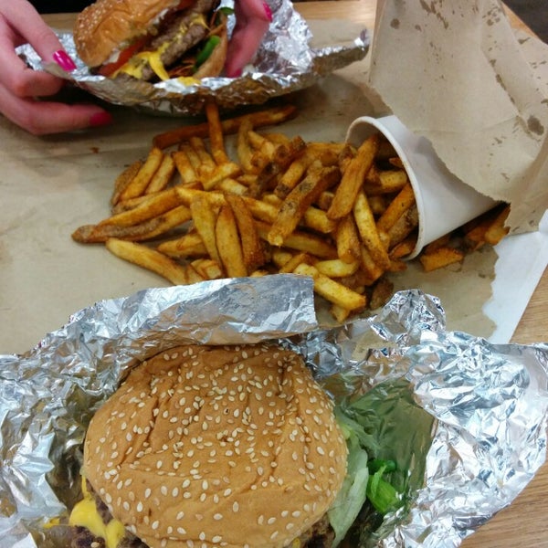 Photo taken at Five Guys by Eric on 4/16/2014