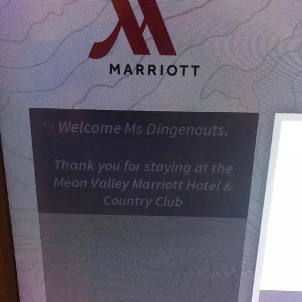 1/8/2018 tarihinde Thijs D.ziyaretçi tarafından Meon Valley Marriott Hotel &amp; Country Club'de çekilen fotoğraf
