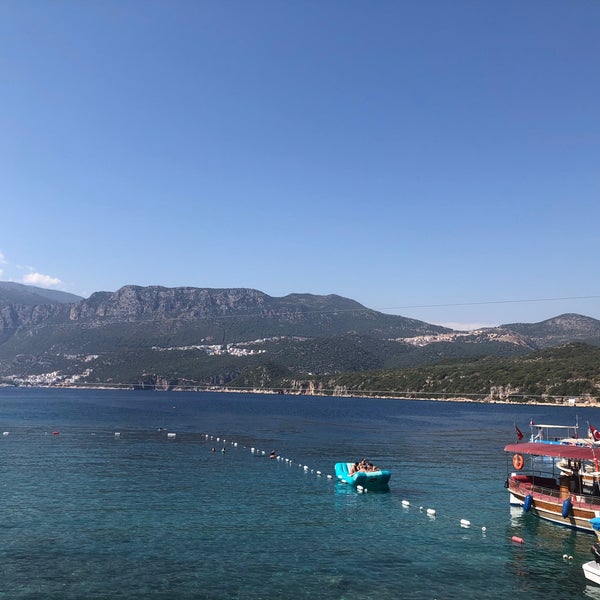 Photo taken at Delos Beach by Doğan on 7/14/2020