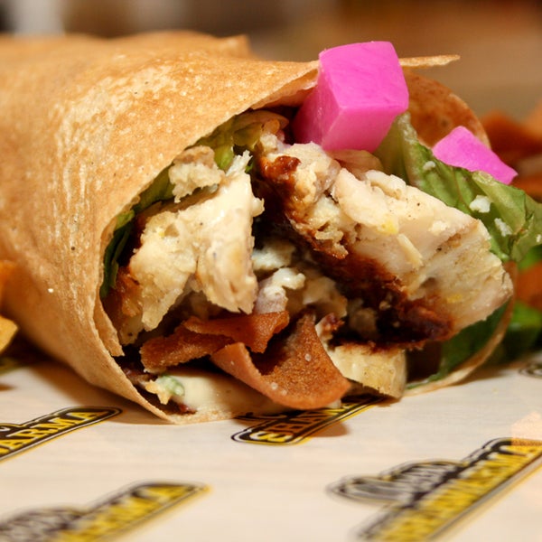 Are you a fish lover? Our Fish Shawarma is made out of 100% Pure Fish Fillet!!