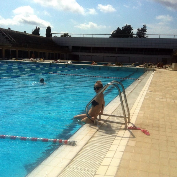 Photo taken at Piscines Picornell by Аня С. on 8/21/2015