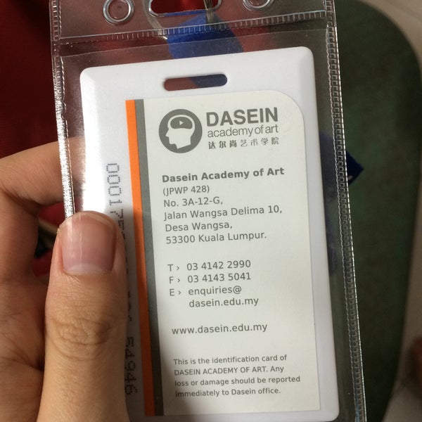 Dasein Academy Of Art 3a 12 G Jalan Wangsa Delima 10