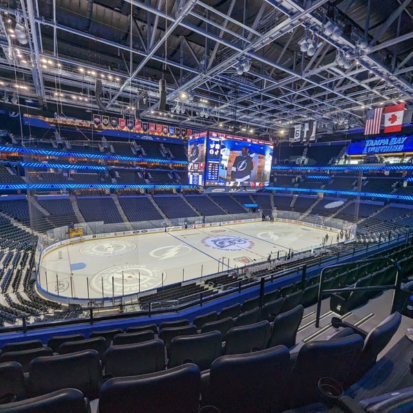 Photo taken at Amalie Arena by Marc M. on 3/30/2023