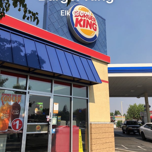 Burger King Fast Food Restaurant In Elk Grove