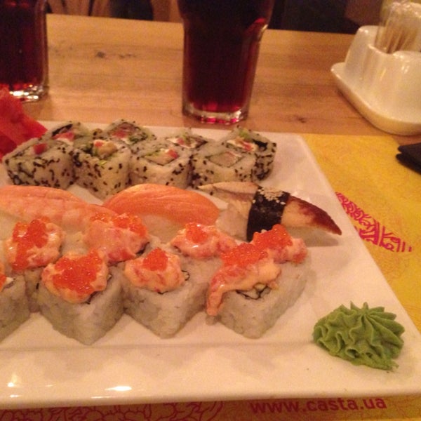 И суши вкусные😍