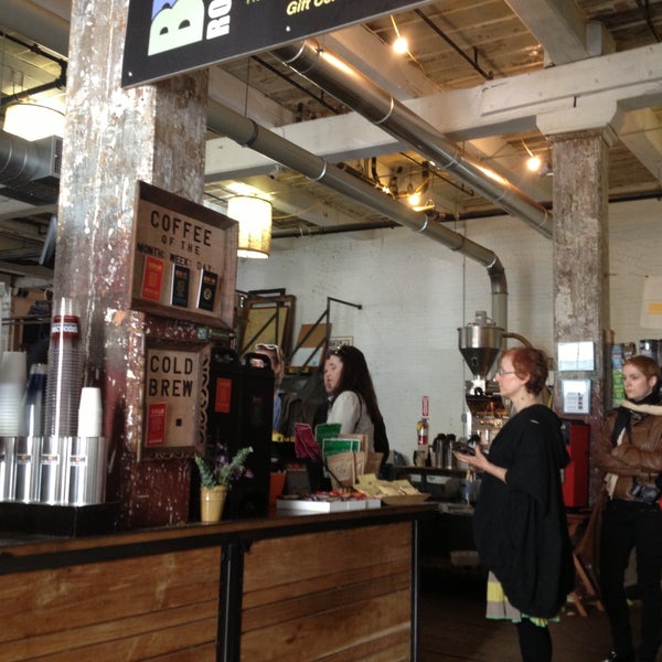 Photo taken at Brooklyn Roasting Company by victor z. on 5/4/2013