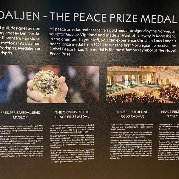 Foto diambil di Nobel Peace Center oleh Emrah B. pada 9/11/2022
