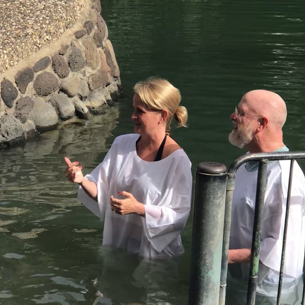 3/8/2018 tarihinde Rebecca L.ziyaretçi tarafından Yardenit – Jordan River Baptism'de çekilen fotoğraf