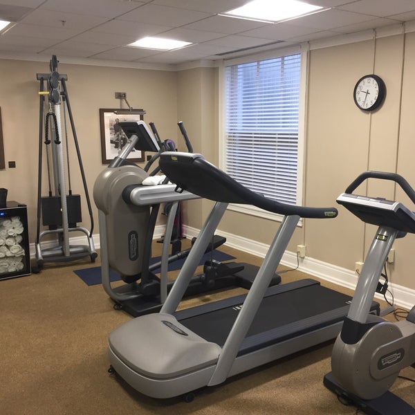 The fitness center is on the 2nd floor. Use your room key to get in.