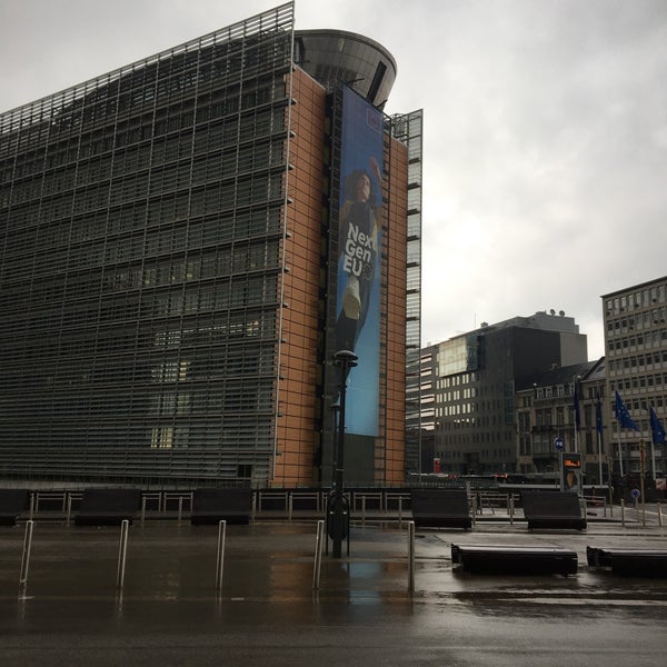 Photo taken at European Commission - Berlaymont by Adnan C. on 4/25/2022
