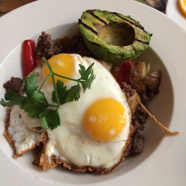 Angus Beef Hash with Sunny side up eggs