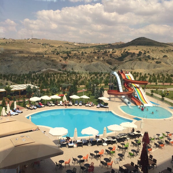 Photo taken at Grannos Thermal &amp; Convention Hotel by Gökhan A. on 7/24/2019
