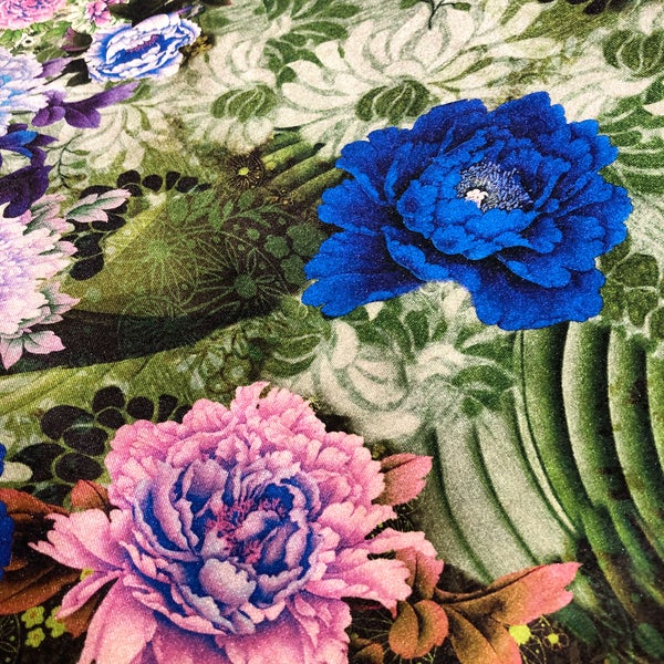 #strech #velvet #barocco #flowers #pierlorenzobassettitessuti #fabric VIA DEL GESU, 60  #roma #fashion #fashionista #fashionblog #tessuti #couturefabric #fashiondesigner #bassetti #sartoria #tessuti
