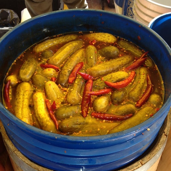 Photo taken at Horman&#39;s Best Pickles by Stacy S. on 1/9/2014