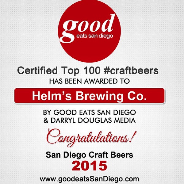Foto diambil di Helm&#39;s Brewing Co. oleh Mike P. pada 12/1/2014