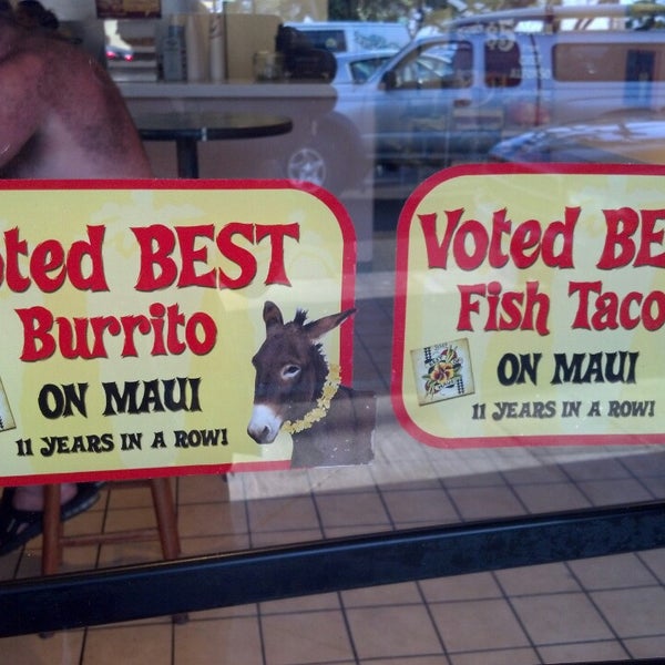 Photo taken at Maui Tacos by Howard D. on 2/27/2013