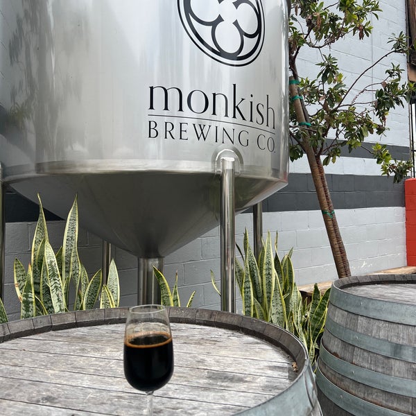 Photo taken at Monkish Brewing Co. by Nina N. on 5/22/2024