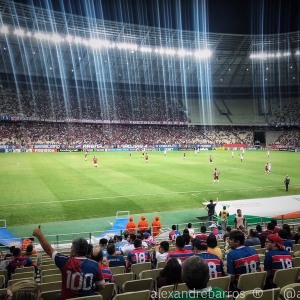 Photo taken at Arena Castelão by ALEXANDRE B. on 11/30/2019
