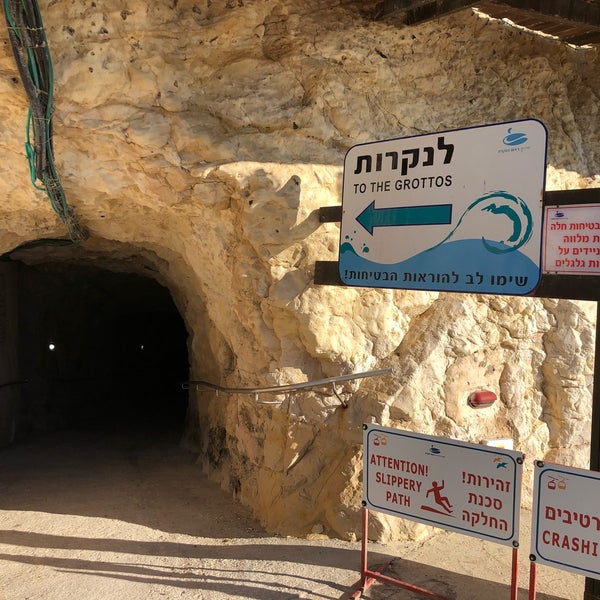 Photo taken at Rosh Hanikra by Cade P. on 12/14/2018