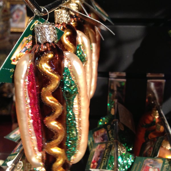 Get your hot dog ornaments here!