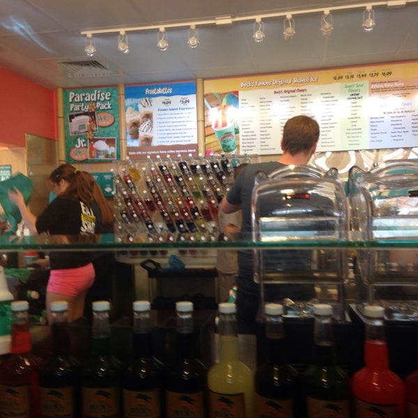Photo taken at Bahama Buck&#39;s by Isabel N. on 4/9/2014