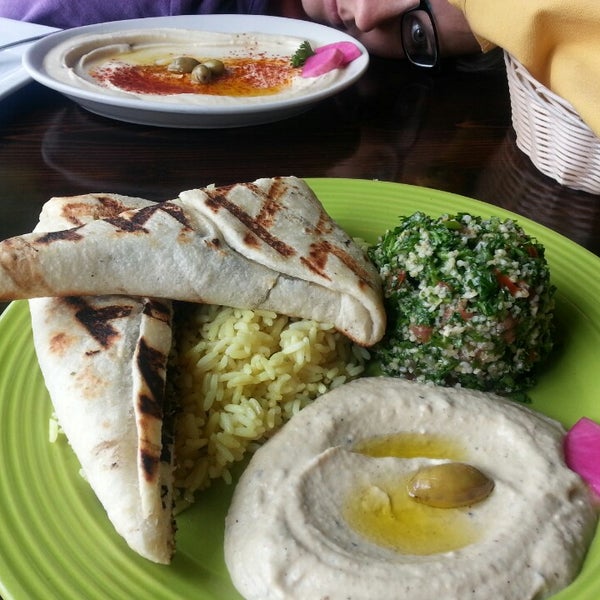 Photo taken at Mazah Mediterranean Eatery by Sean H. on 5/3/2014