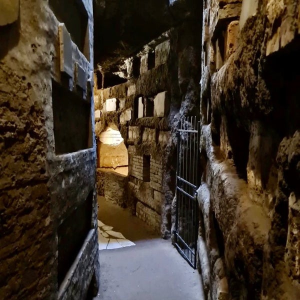 Photo taken at Catacombe di San Callisto by S K. on 3/30/2023