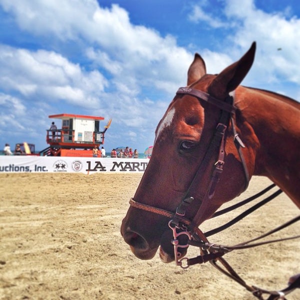 Photo taken at Miami Beach Polo World Cup by Jonathan B. on 4/27/2013