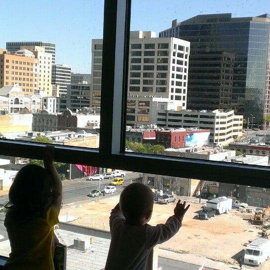 Photo taken at Courtyard by Marriott Austin Downtown/Convention Center by Audrey B. on 4/14/2013