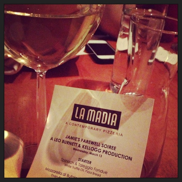 Photo taken at Osteria La Madia by Kaylea H. on 3/13/2013